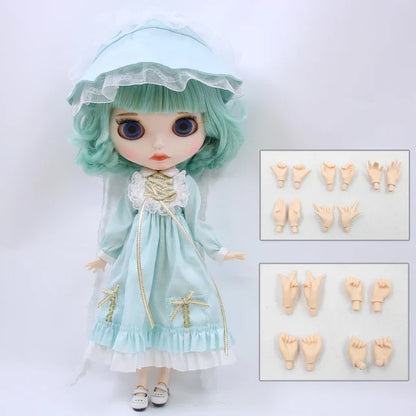 ICY DBS Blyth Doll – 1/6 Joint Body BJD Anime Doll, 30cm White Skin Matte Face Special Combo Toy