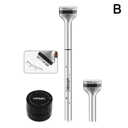 Eyelash Seal DIY Lower Lash Extension Stamps - Silicone Makeup Tool for Beginners, Convenient Natural Simulation Mascara Stick