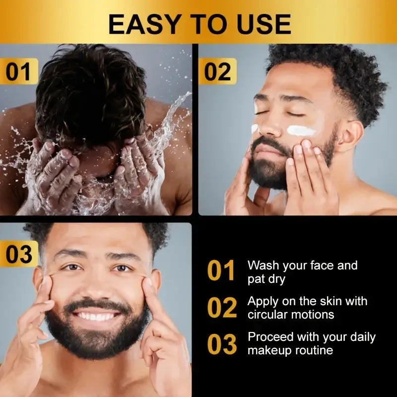 Men’s Retinol Face Moisturizer – Anti-Aging Wrinkle Cream for Hydration, Pore Minimizing & Smooth Bright Skin