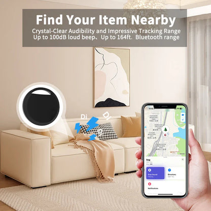 Airtag Bluetooth GPS Tracker — IPX5 Waterproof Mini Finder for Sport, Kids, Elderly & Pets Compatible with iPhone
