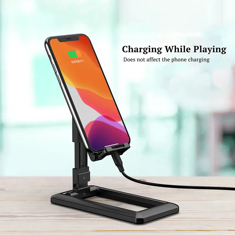 Portable Foldable Mobile Phone Stand – Scalable Desktop Bracket & Holder for Phones