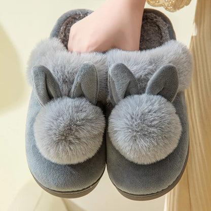 Litfun Women’s Fuzzy House Slippers – Plush Lined Anti-Skid Indoor Slides, Warm Winter Comfort Shoes