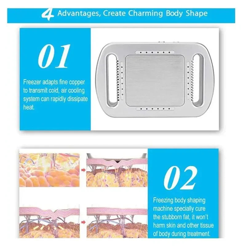 Cryolipolysis Fat Freezing Machine — Belly Fat Burner & Body Slimming Lipo Device for Women