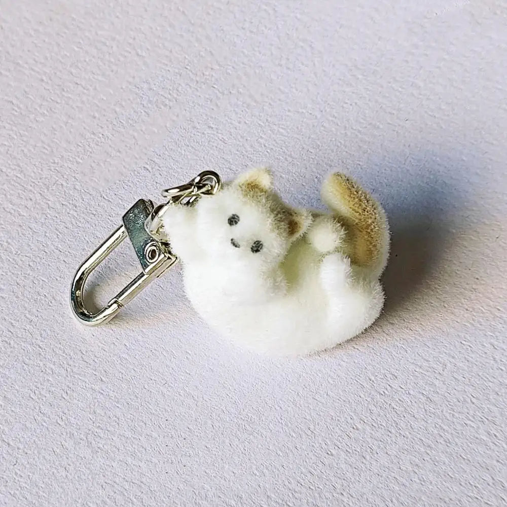 Cartoon Plush Koala Keychain – Cute Fluffy Doll Bag Pendant, DIY Keyring Charm Gift for Women