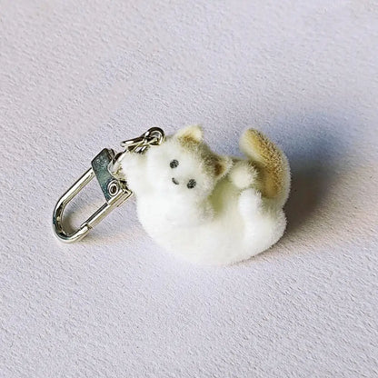 Cartoon Plush Koala Keychain – Cute Fluffy Doll Bag Pendant, DIY Keyring Charm Gift for Women
