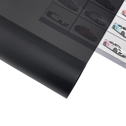30x200cm Car Headlight & Taillight Tint Stickers – Waterproof Smoke Black Fog Light Film
