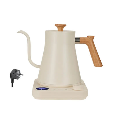 Electric Gooseneck Kettle 900ml — Smart Hand Brew Coffee Pot with Temperature Control & Rapid Heating, 110V/220V