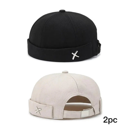 Spring New Guppi Beanie Hat – Unisex Streetwear Round Sailor Cap, Personality Landlord Hat for Men & Women Fashion Niche Style