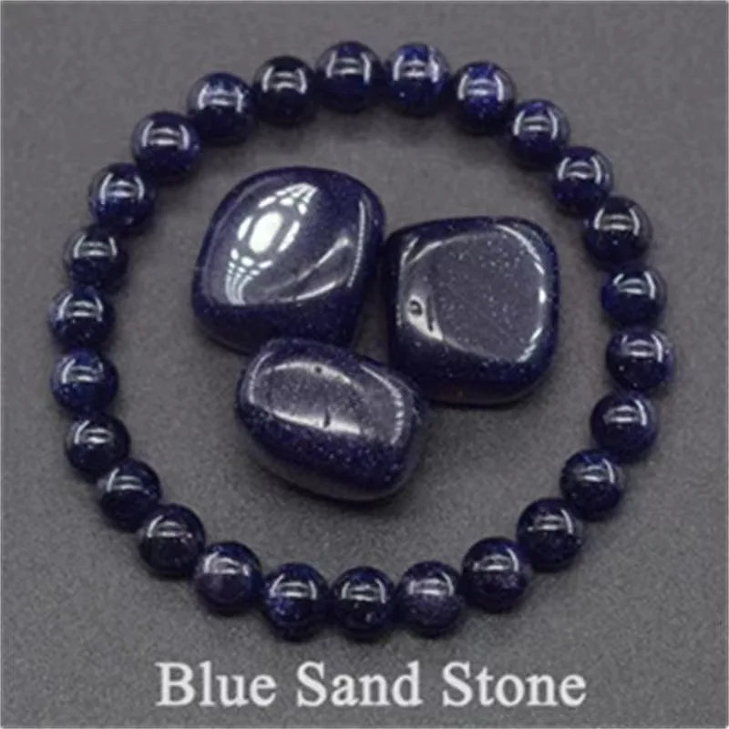 8MM Natural Epidote Zoisite & Lava Stone Bead Bracelet - Tiger Eye & Quartz Jewelry for Women