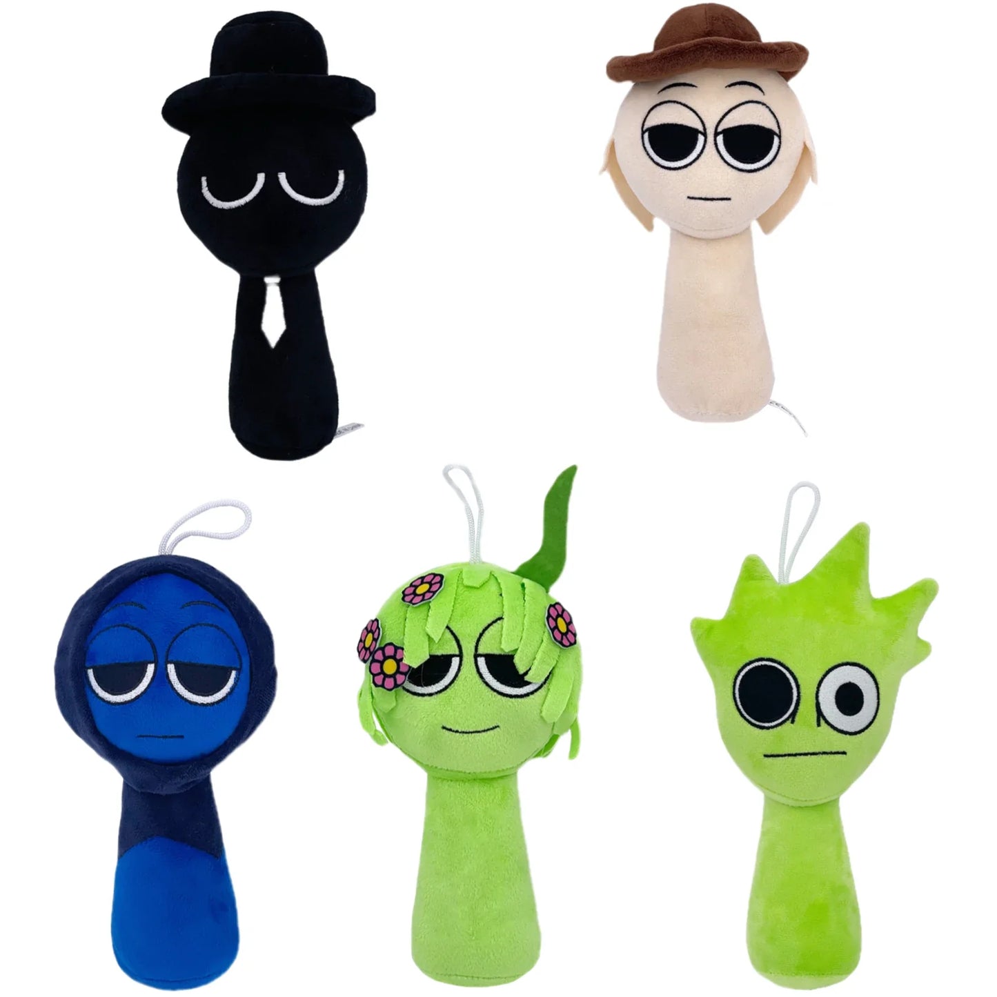 20cm Sprunki Plush Toys – Sprunki Game Pillow Doll, Soft Stuffed Toy for Kids’ Birthday & Christmas Gift