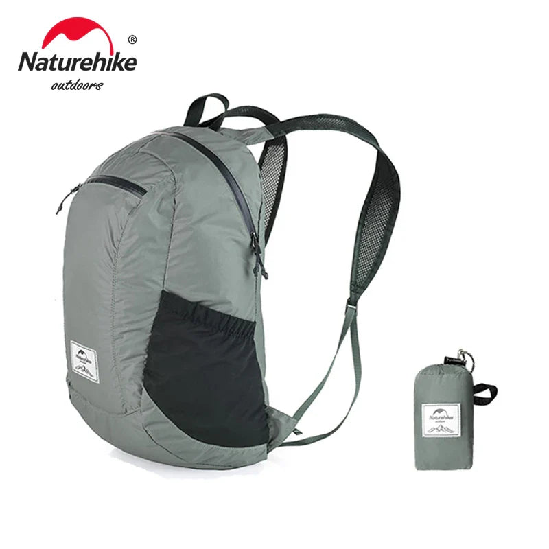 Naturehike 18L Hiking Backpack - Ultralight, Foldable, Waterproof Travel Bag for Men & Women, Outdoor Camping Small Backpack
