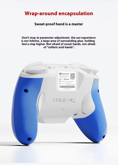 BIGBIGWON Blitz 2 TMR Star Flash Wireless Bluetooth Gamepad – 2000Hz Somatosensory Controller for Nintendo Switch, PC & Steam