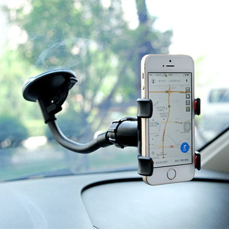 360° Rotating Car Phone Holder — Universal Dashboard & GPS Mount for Vehicles