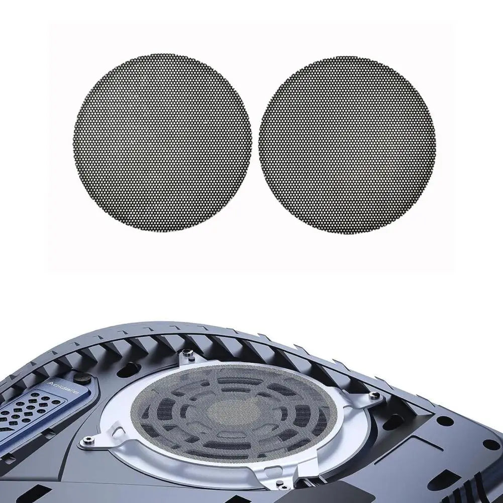 2PCS Console Cover for PS5 – Cooling Vents, Dust Filter, Anti-Scratch ABS Skin Case Compatible with Game Console