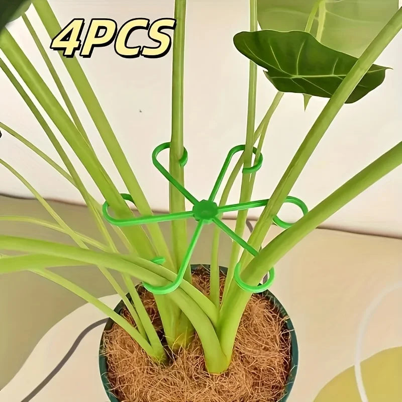Plant Stem Support Clips – Flower Stem Fixer & Anti-Toppling Hydroponic Branch Rack for Garden
