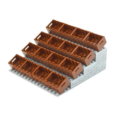 DIY Mini Food Building Block Figures – Bread, Fish, Fruit, Chicken, Crab, Hot Dog, Cake, Pizza & Carrot Creative Toy Bricks