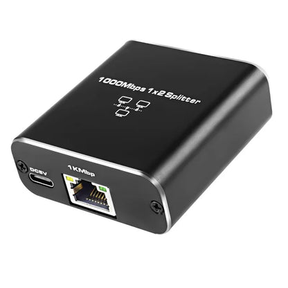 RJ45 Splitter 1-in-2/3/4 Out — 1000Mbps Gigabit Ethernet Network Adapter, Internet Extender & RJ45 8P8C Converter Plug