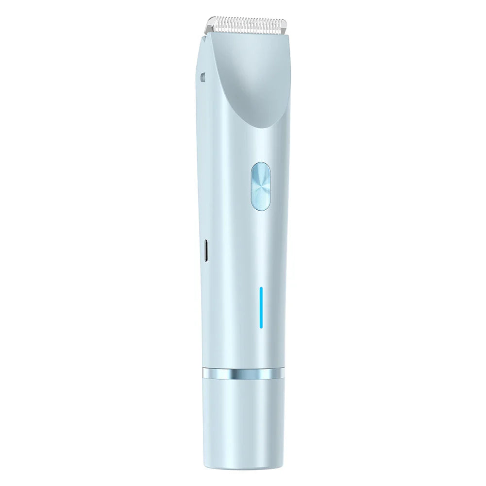 Women’s 2-in-1 Electric Razor – Dual-Head Painless Wet & Dry Bikini Trimmer with Detachable Head Shaver