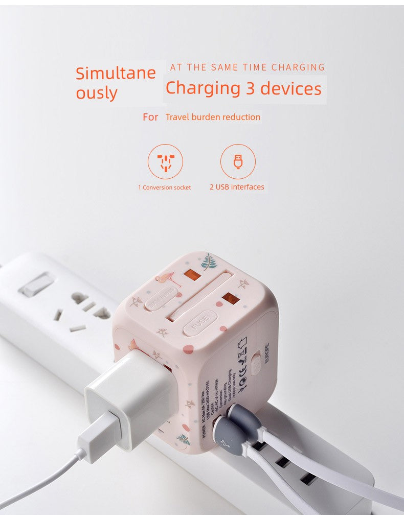 Neutral Universal Travel Charger — Fast Charging Adapter for International Use