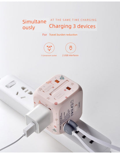Neutral Universal Travel Charger — Fast Charging Adapter for International Use