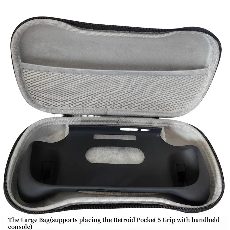 Retroid Pocket 5 Grip Storage Case – Anti-Fall Carry Bag & Handle Protector for RP5 / RPG2 / G2