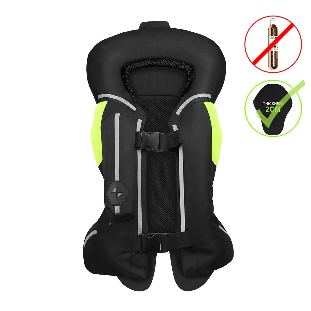 Motorcycle Airbag Vest for Men – Reflective Life Jacket, Protective Moto Vest for Motocross, S-3XL Size