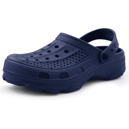 Comwarm Men’s Clogs Slippers – Breathable Non-Slip Garden & Beach Sandals for Indoor Outdoor Casual Wear