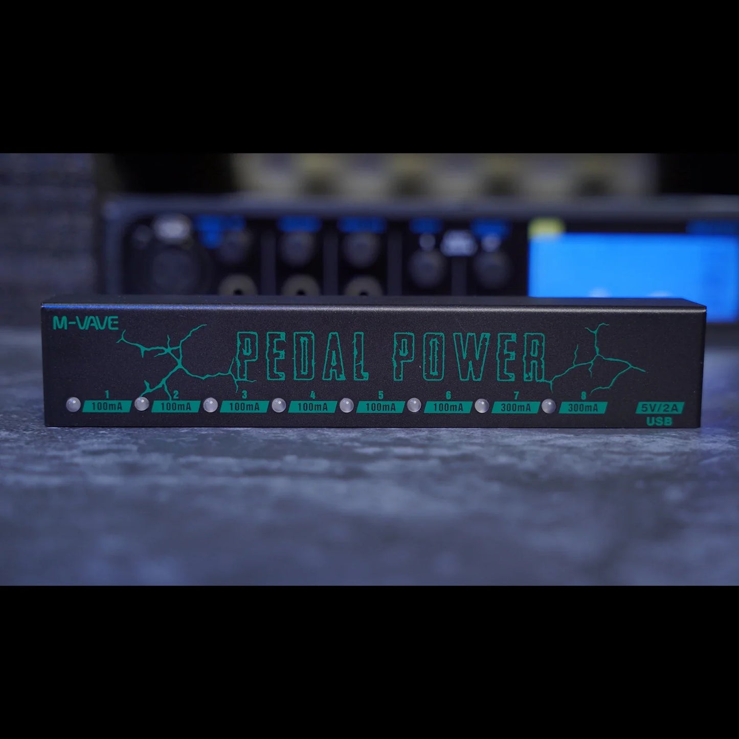 M-VAVE Pedal Power Supply – 8 Isolated DC Outputs for Guitar Pedals and Effectors