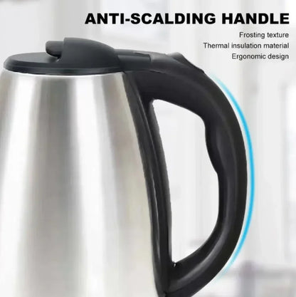 2L Stainless Steel Electric Kettle | 1500W Smart Whistle Kettle for Tea & Coffee