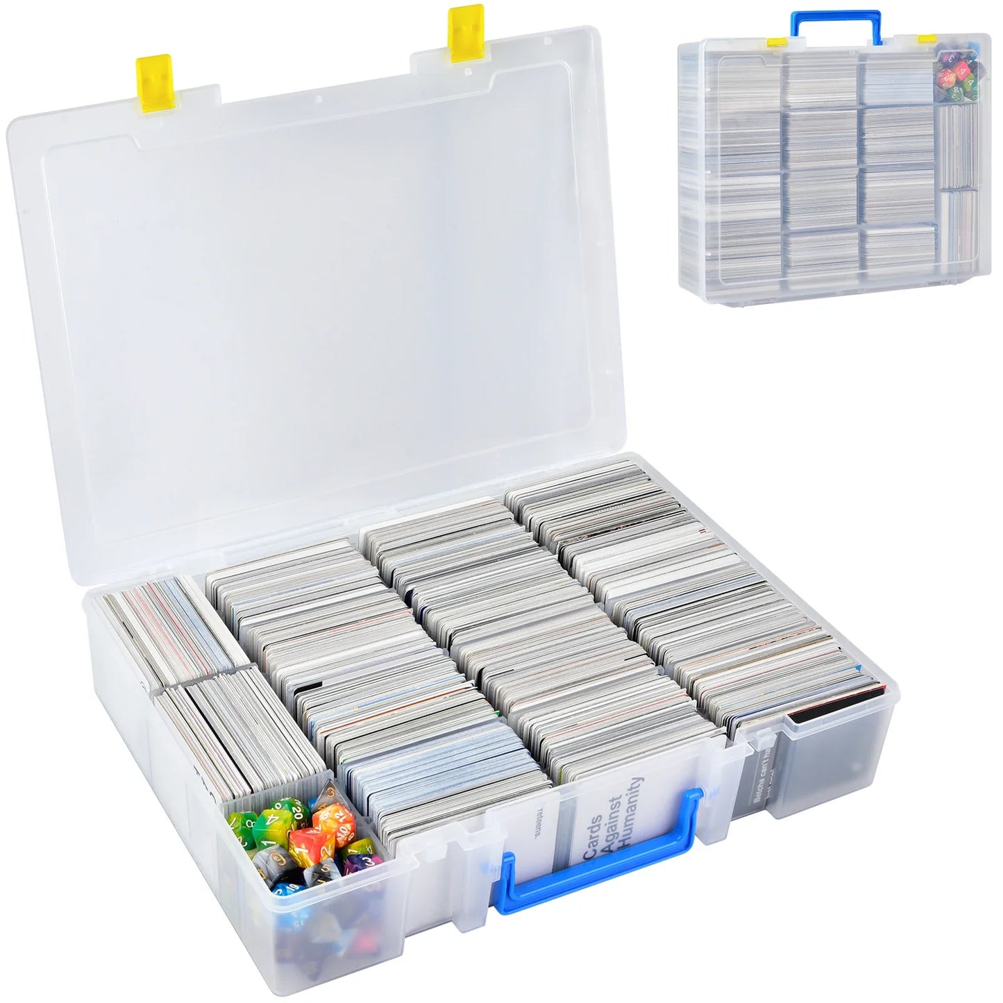 2300+ Trading Card Storage Box – Playing Card Case Organizer for PM TCG, Yu-Gi-Oh, CAH & Phase 10