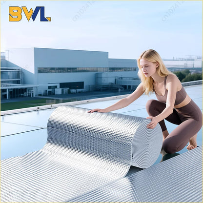 10mm Thermal Insulation Soundproof Mat - Heat Barrier Acoustic Foam Roll for Walls, Floors & Doors