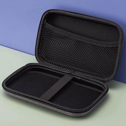 Mini EVA Storage Bag — Zipper Carrying Pouch for AirPods, Earphones, Phone, Charging Cables & Digital Accessories