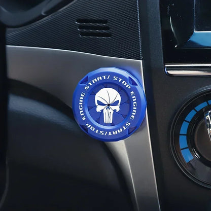 Car One-Key Start/Stop Button Cover – Engine Ignition Protective Sticker for Car & Motorcycle Interior Decoration