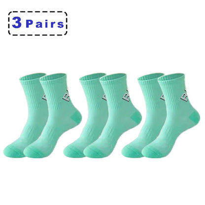 Running Compression Socks – Short Tube Athletic Sports Socks for Men & Women, Anti-Slip Cushion Marathon, Fitness & Basketball Performance Socks