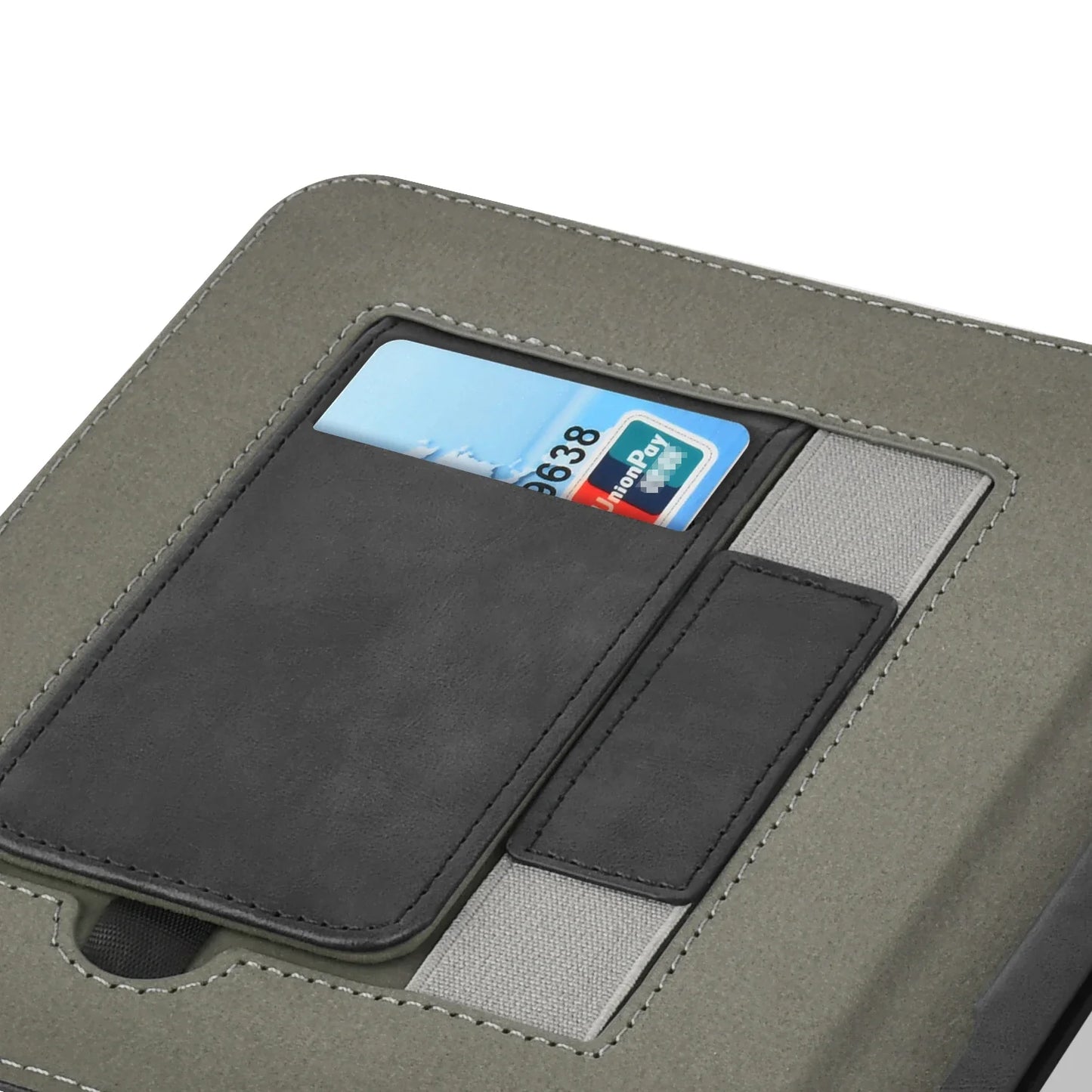 KOBO Libra 7" Leather Case – Hand Strap, Stand & Card Slot Cover for Libra Colour, Libra 2, Libra H2O (N428/N418/N873)