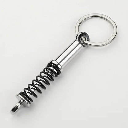 Creative Gear Head Keychain – Speed Gearbox & Turbo Hub Brake Disc Pendant for Car Keys, Shock Absorber Keyring