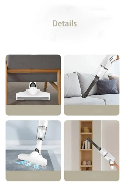 8W Handheld Dust Mite Cleaner – Wireless Vacuum with Powerful Suction for Bed, Pillow, Sofa & Carpet Cleaning