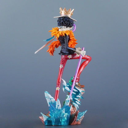 33cm One Piece Brook Action Figure – PVC Anime Statue for Desktop Collection & Gifts