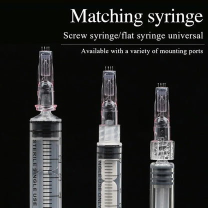 Medical Disposable 34G Powder Needle – Non-Painless Ultrafine Beauty Needle (1.2mm/1.5mm)