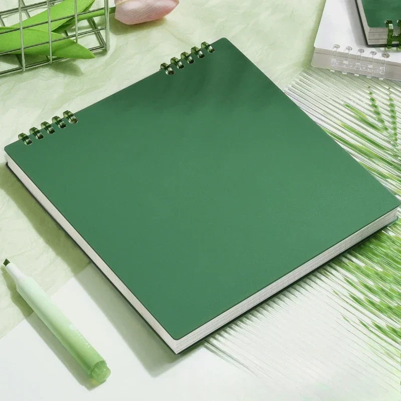 B5 Flip Notepad Grid Notebook – Sketchbook, Diary, Journal Writing Pads for Office & School Supplies