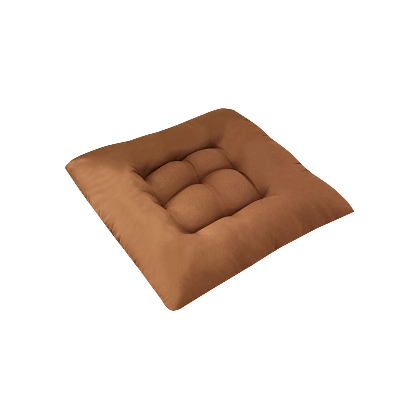 Solid Square Chair Cushion – Soft Cotton Upholstery for Office, Home, Car, and Garden Sun Lounge Seat