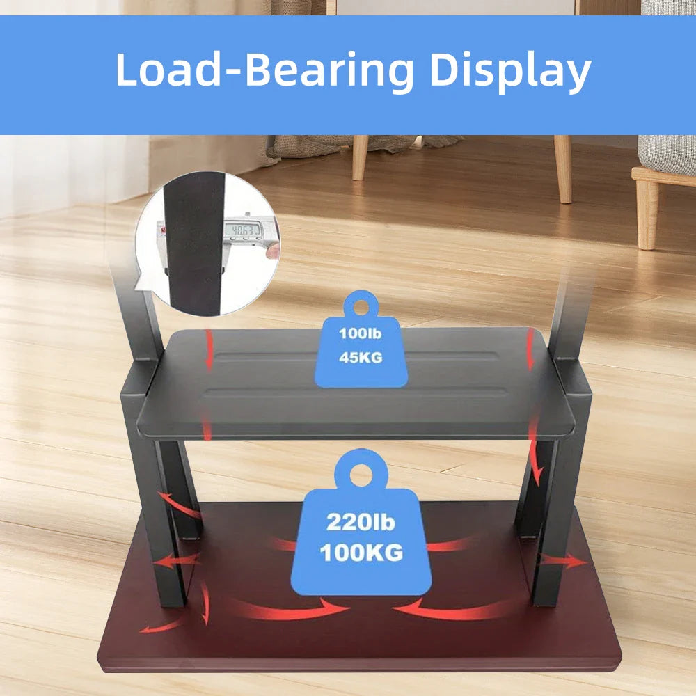 Mobile Rolling TV Stand Cart for 32–75 Inch TVs – Height Adjustable Floor Stand with Lockable Wheels, Max VESA 600x400mm