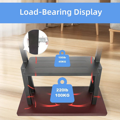 Mobile Rolling TV Stand Cart for 32–75 Inch TVs – Height Adjustable Floor Stand with Lockable Wheels, Max VESA 600x400mm