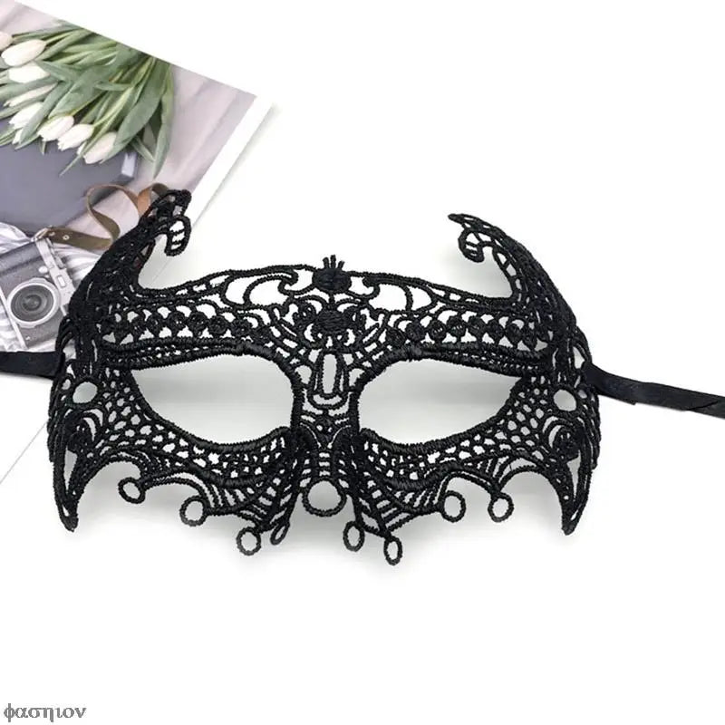 Halloween Lace Velvet Mask — Sexy Unisex Masquerade Eye Mask for Party, Prom, Costume & Cosplay Gifts