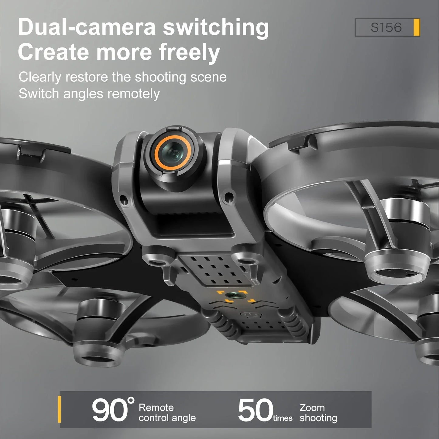 S156 GPS Foldable Drone – 8K Dual Camera, 5G WiFi, 360° Obstacle Avoidance, Brushless Motor FPV Quadcopter Toy