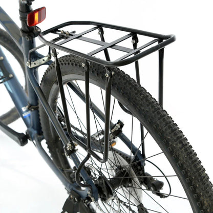 Mountain Bike Rear Seat Rack — Disc & V Brake Compatible Thickened Shelf, Bicycle Accessories Hanger