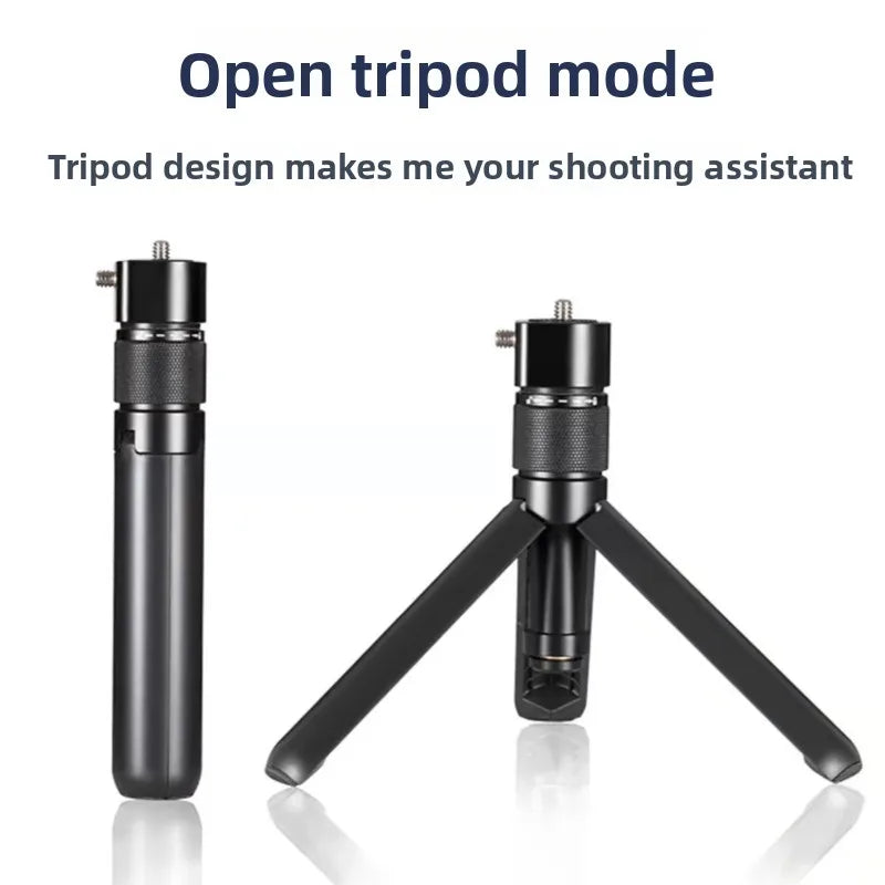 Bullet Time Rotating Tripod Handle - 360° Panoramic Camera Grip for Insta360 X5 X4 X3, DJI Osmo 360 & Action Camera Accessories