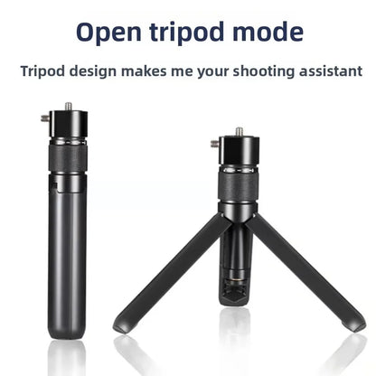 Bullet Time Rotating Tripod Handle - 360° Panoramic Camera Grip for Insta360 X5 X4 X3, DJI Osmo 360 & Action Camera Accessories