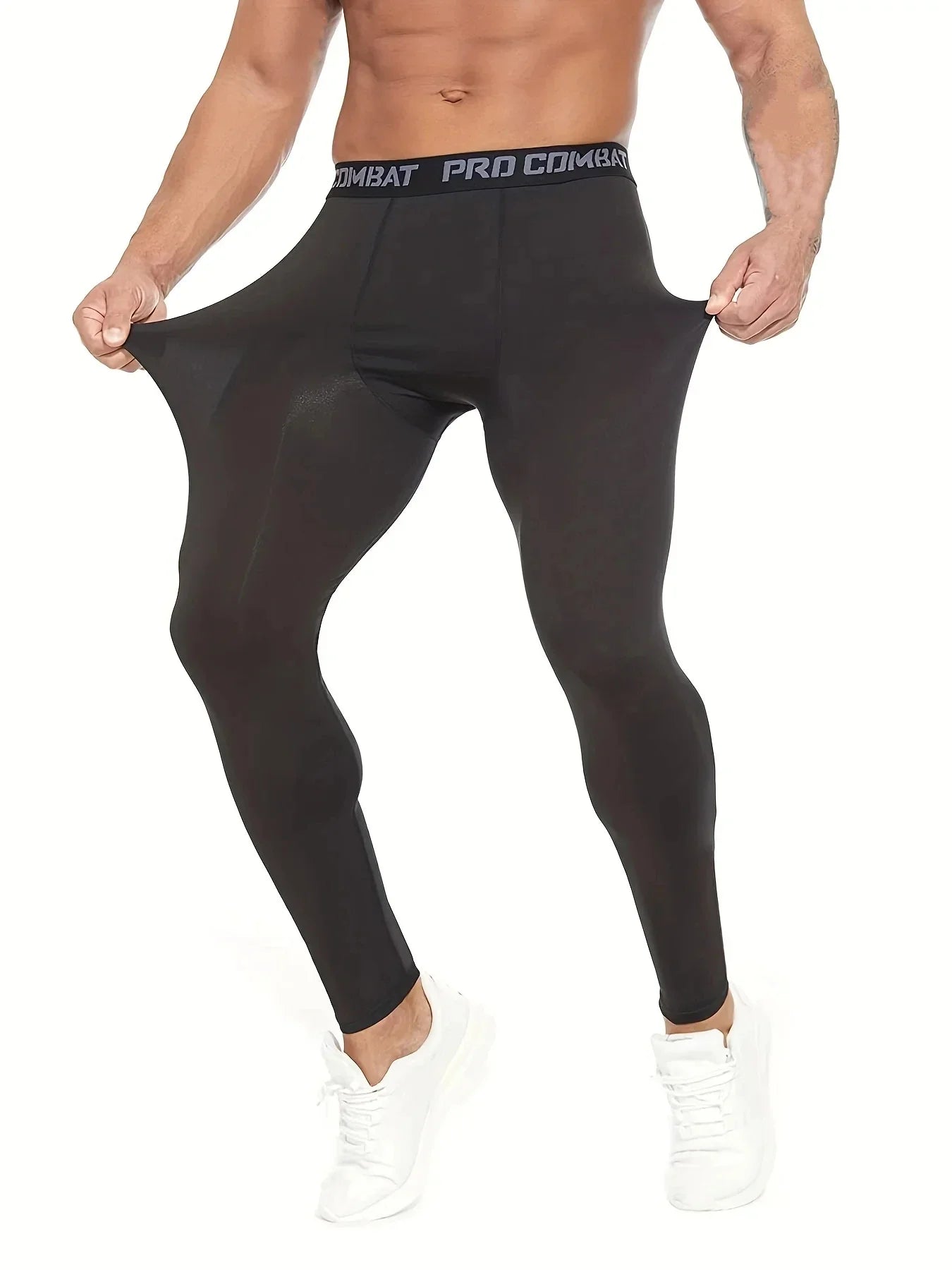 Men’s High-Performance Compression Leggings — Fitness & Workout Tights for Running and Training