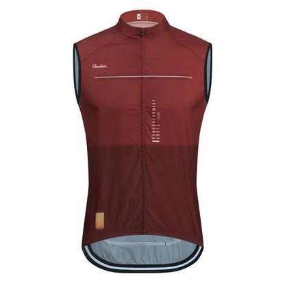 Raudax Men's Sleeveless Cycling Vest – Mesh Ciclismo Undershirt, Windproof Gilet for Cycling & Motorcycle